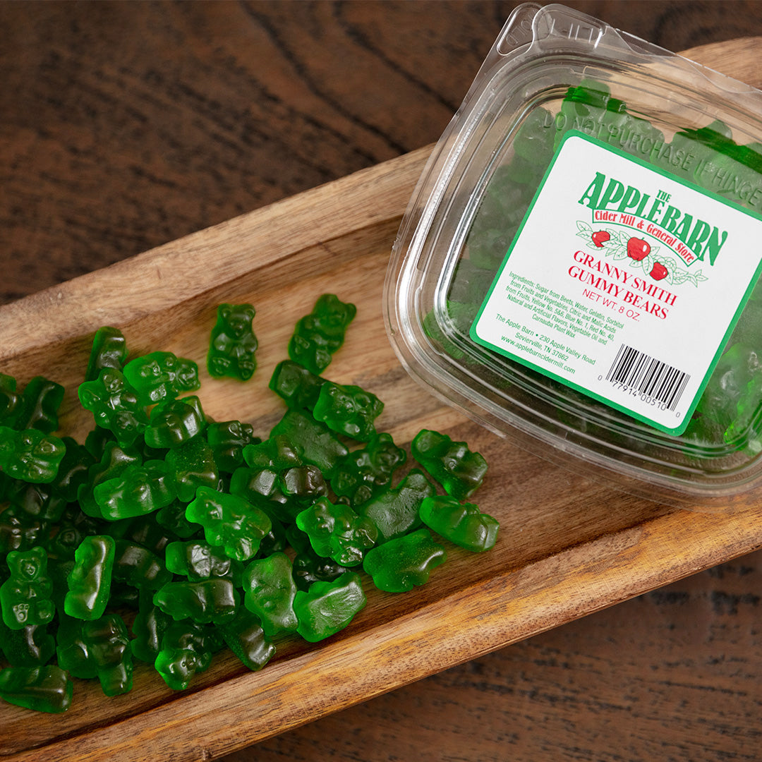 Granny Smith Gummy Bears The Apple Barn and Cider Mill, Inc.